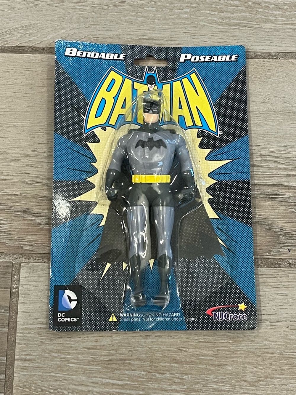 NJ Croce Batman Bendable Poseable Figure 1:12 DC Comics Plastic